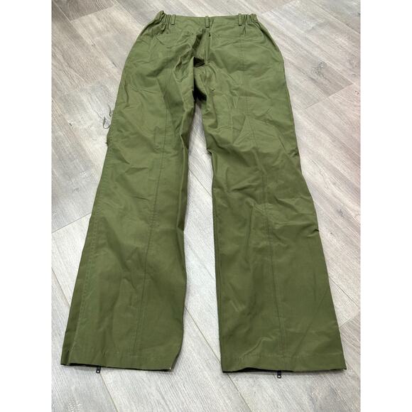 Andersson Bell Mens Multi Pocket Raw Edge Trouser Pants Army Green Cargo Size 46 - Picture 5 of 15